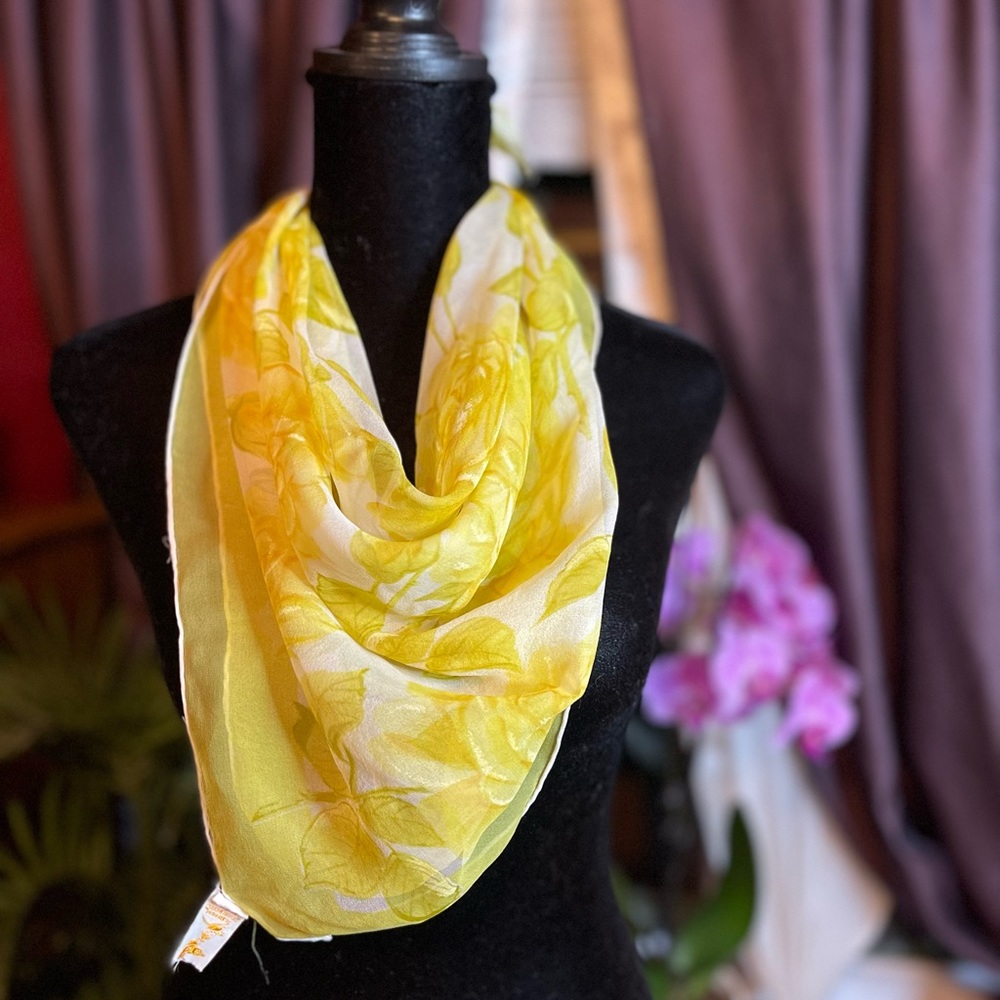 Vintage Glentey chiffon scarf
